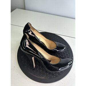 Boutique 9 Black Patent Leather Heels Women Sz 6.5 M